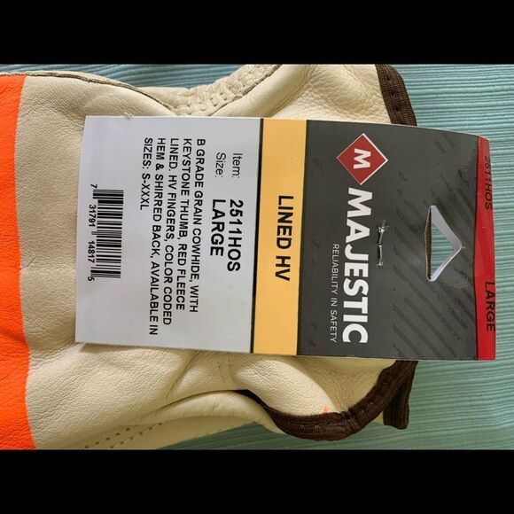 Cowhide Gardening Gloves   - Picture 3 of 3